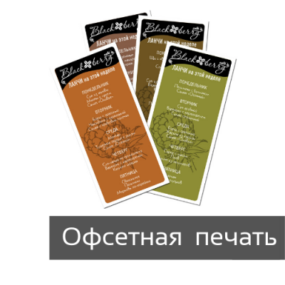 Флаеры офсетная печать
